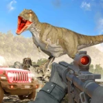 real dino deadly hunting game android application logo